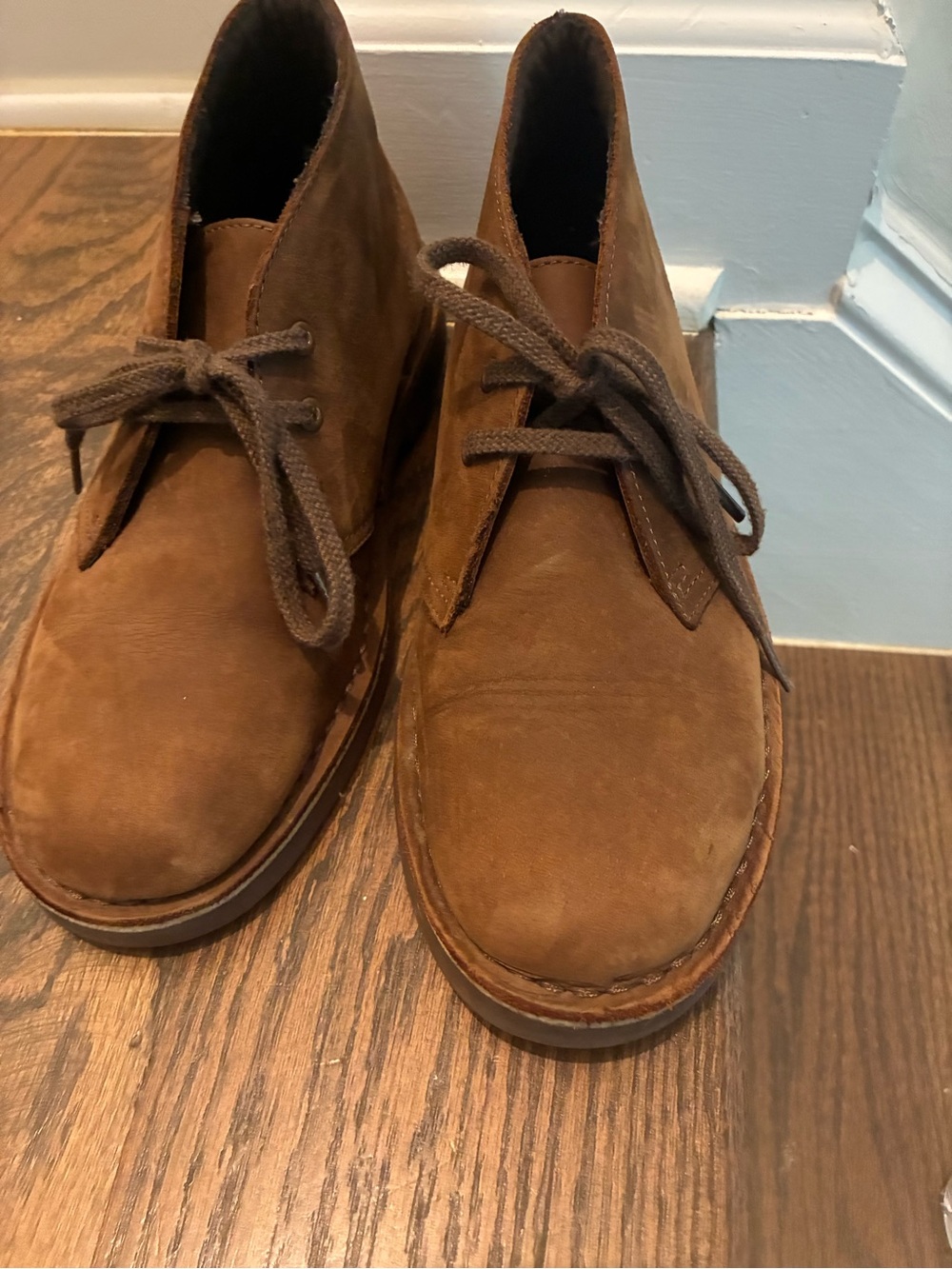 Clark’s Men's Brown Suede Boots - Casual Lace-Up 6.5(M) US - Picture 1 of 4